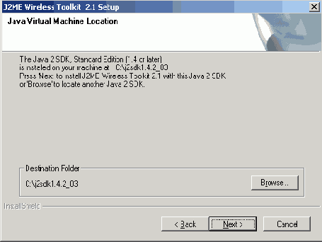    Java Virtual Machine Location
